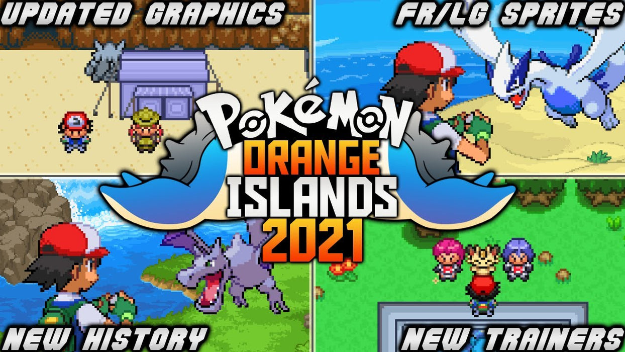 Pokemon Orange Islands GBA ROM Hack Video Game Custom Gameboy Advance Spanish - for just $18.49! 
