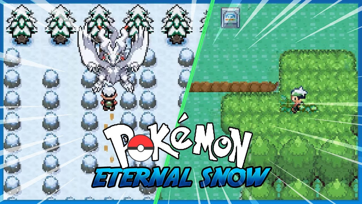 Pokemon Eternal Snow GBA ROM Hack Video Game Custom Gameboy Advance - for just $18.49! 
