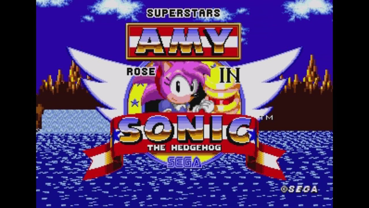 Superstars Amy in Sonic The Hedgehog Reproduction Sega Genesis Video Game Cart - for just $19.99! 