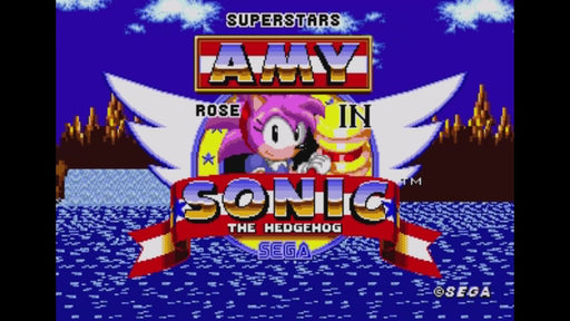 Superstars Amy in Sonic The Hedgehog Reproduction Sega Genesis Video Game Cart - for just $19.99! 