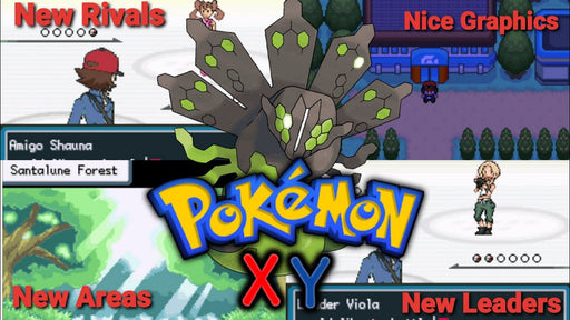 Pokemon X & Y GBA ROM Hack Video Game Custom Gameboy Advance - for just $18.49! 