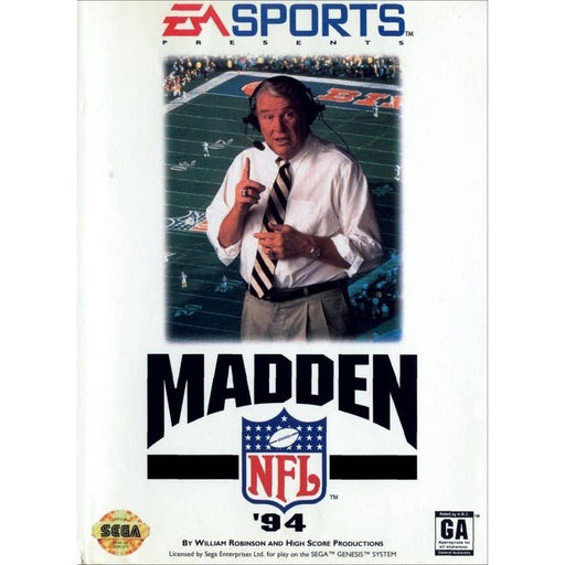 Madden NFL '94 (Sega Genesis) - Just $0! Shop now at Retro Gaming of Denver