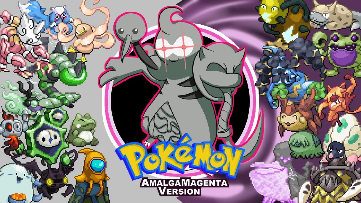 Pokemon Amalga Magenta GBA Custom Pokemon ROM Hack Video Game Boy Advance - for just $18.49! 