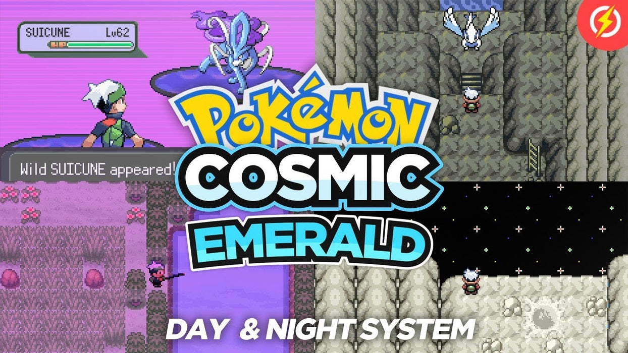 Pokemon Cosmic Emerald GBA ROM Hack Video Game Custom Gameboy Advance - for just $18.49! 