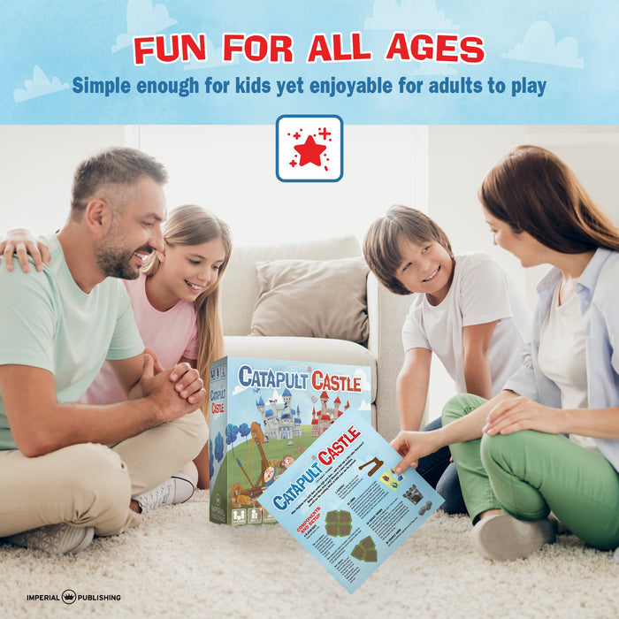 Catapult Castle 1-4 Player Medieval Dexterity Game (Imperial Publishing) - for just $25! 