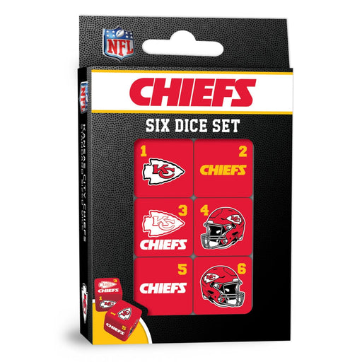 Kansas City Chiefs Dice Set - 19mm - for just $7.99! 