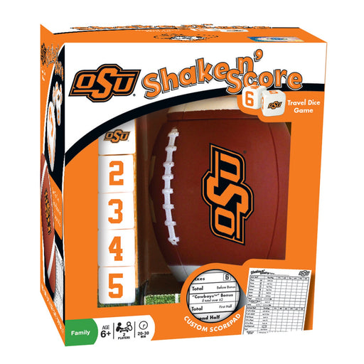 Oklahoma State Cowboys Shake n' Score - Premium Dice Games - Just $19.99! Shop now at Retro Gaming of Denver