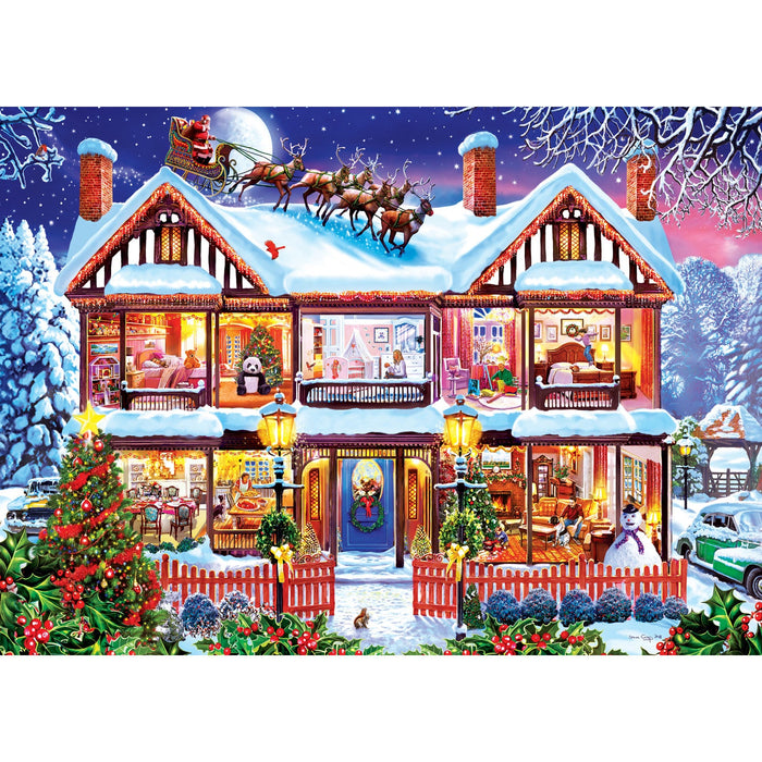 Season's Greetings - Home for the Holidays 1000 Piece Jigsaw Puzzle - Just $16.99! Shop now at Retro Gaming of Denver