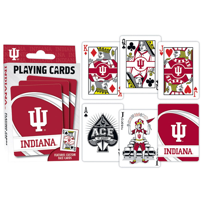 Indiana Hoosiers Playing Cards - 54 Card Deck - Just $6.99! Shop now at Retro Gaming of Denver