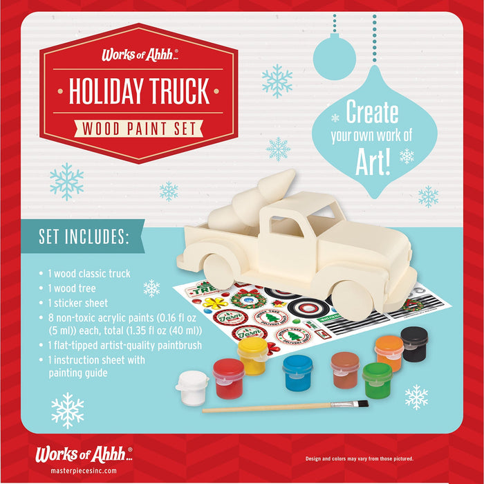 Holiday Truck Wood Paint Kit - Just $24.99! Shop now at Retro Gaming of Denver