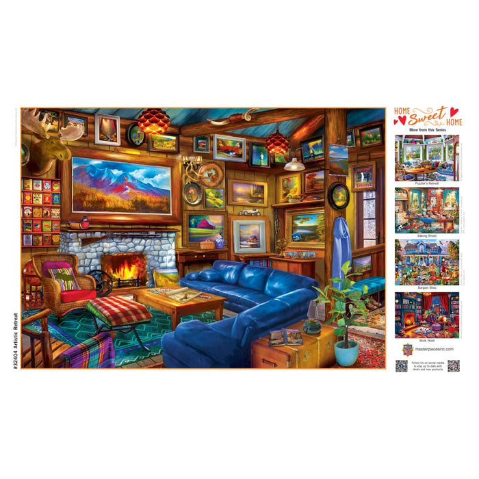 Home Sweet Home - Artistic Retreat 500 Piece Jigsaw Puzzle - for just $14.99! 