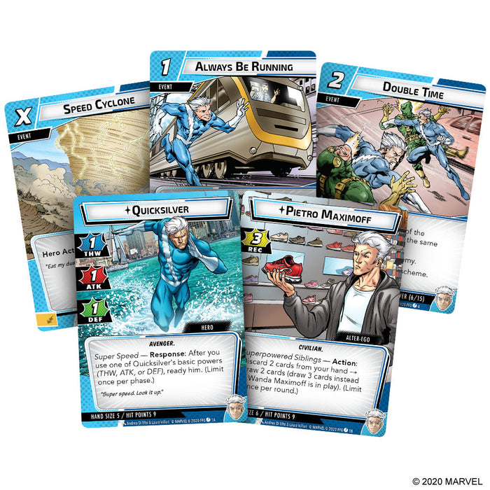 Marvel Champions LCG: Quicksilver Hero Pack - for just $18.99! 