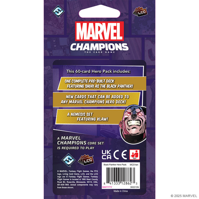 Marvel Champions LCG: Black Panther Hero Pack - for just $16.99! 