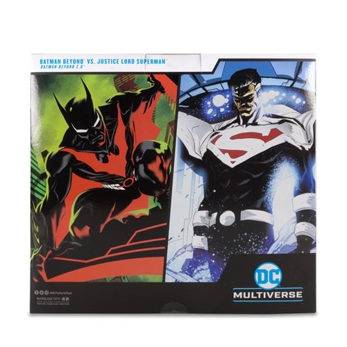 McFarlane Toys DC Multiverse Batman Beyond vs. Justice Lord Superman 7-Inch Scale Action Figure 2-Pack - for just $47.62! 