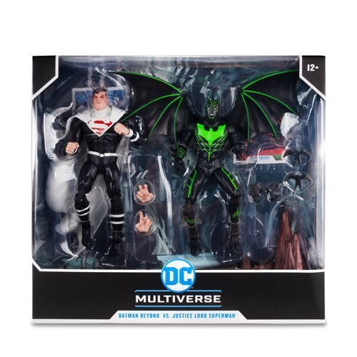 McFarlane Toys DC Multiverse Batman Beyond vs. Justice Lord Superman 7-Inch Scale Action Figure 2-Pack - for just $47.62! 