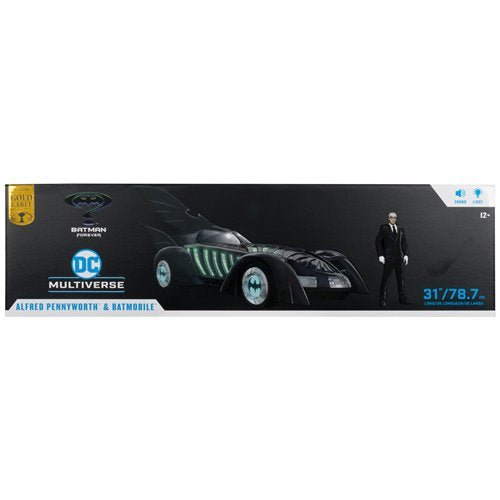 McFarlane Toys DC Multiverse Batman Forever Batmobile Vehicle and Alfred Pennyworth 7-Inch Scale Action Figure - for just $139.52! 
