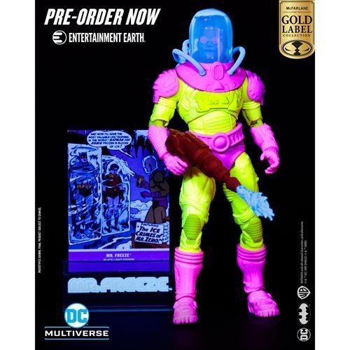 McFarlane Toys DC Multiverse Mr. Freeze Black Light Gold Label 7-Inch Scale Action Figure - Entertainment Earth Exclusive - for just $37.99! 