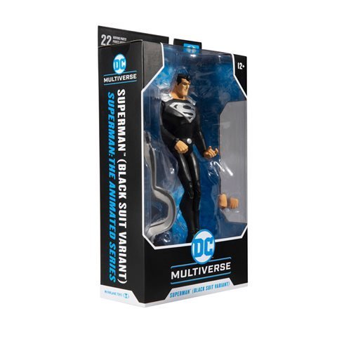 McFarlane Toys DC Multiverse Superman Black Suit Superman: The Animated Series 7-Inch Scale Action Figure - for just $21.20! 