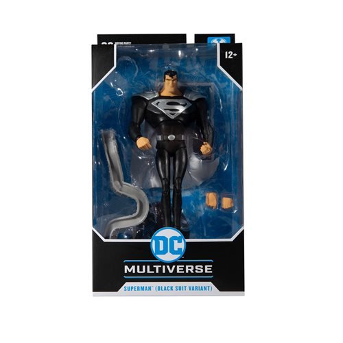 McFarlane Toys DC Multiverse Superman Black Suit Superman: The Animated Series 7-Inch Scale Action Figure - Just $19.99! Shop now at Retro Gaming of Denver