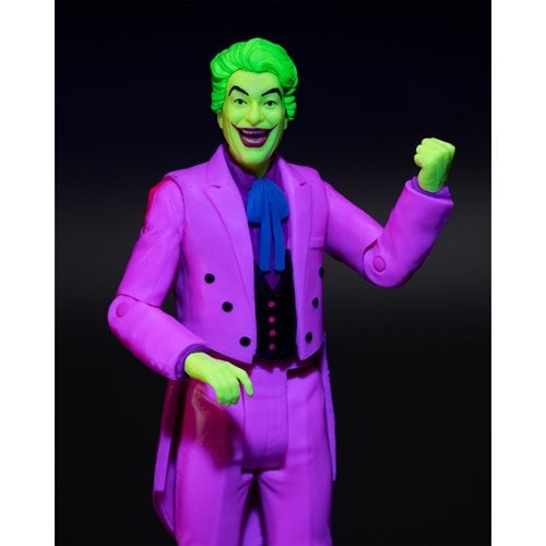 McFarlane Toys DC Retro The Joker Batman: Classic TV Series Black Light Gold Label 6-Inch Action Figure - Entertainment Earth Exclusive - for just $37.99! 