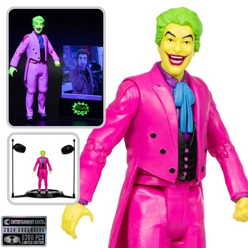 McFarlane Toys DC Retro The Joker Batman: Classic TV Series Black Light Gold Label 6-Inch Action Figure - Entertainment Earth Exclusive - for just $37.99! 