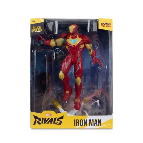 McFarlane Toys Marvel Rivals Iron Man 1:6 Scale Posed Figure with Scene and Comic - for just $59.99! 