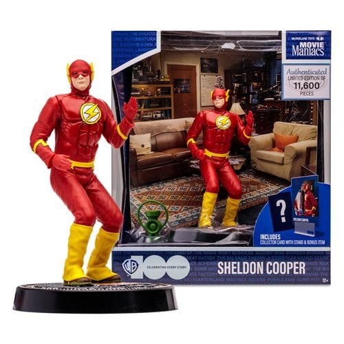 McFarlane Toys Movie Maniacs WB 100: The Big Bang Theory Sheldon Cooper Wave 5 Limited Edition 6-Inch Scale Posed Figure - Just $25.90! Shop now at Retro Gaming of Denver