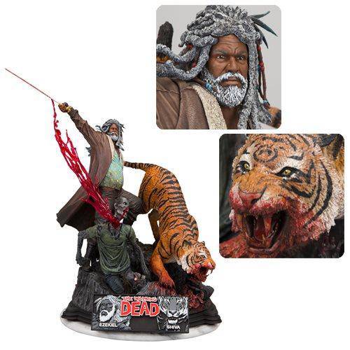 McFarlane Toys The Walking Dead Ezekiel and Shiva Resin Statue - for just $436.67! 