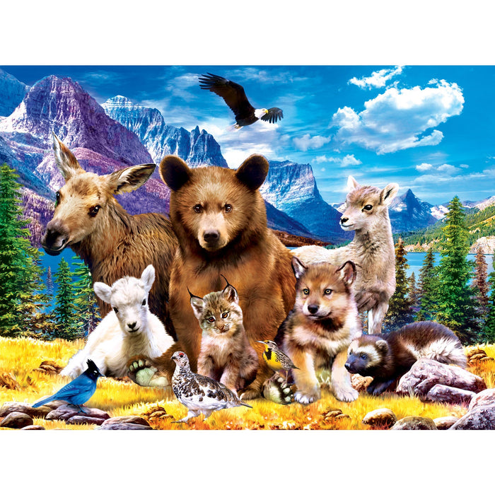 Wildlife of Glacier National Park - 100 Piece Jigsaw Puzzle - Just $12.99! Shop now at Retro Gaming of Denver