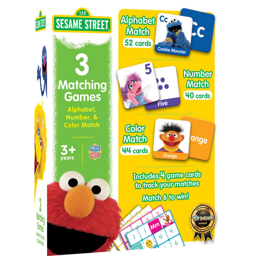 Sesame Street 3-in-1 Matching Game - Premium Educational - Just $9.99! Shop now at Retro Gaming of Denver
