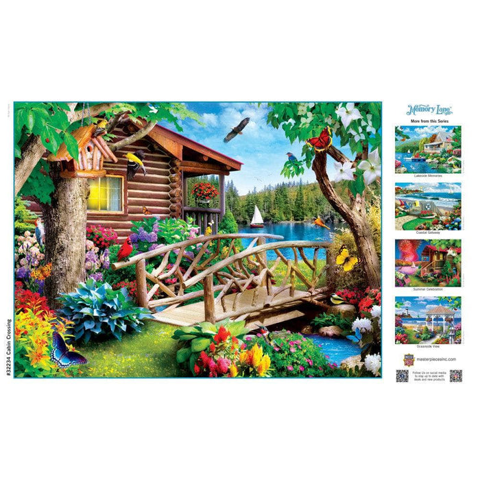 Memory Lane - Cabin Crossing 300 Piece EZ Grip Jigsaw Puzzle - for just $14.99! 