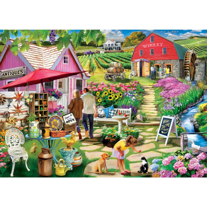 Country Escapes - Stone Mill Vineyards 500 Piece Jigsaw Puzzle - for just $14.99! 