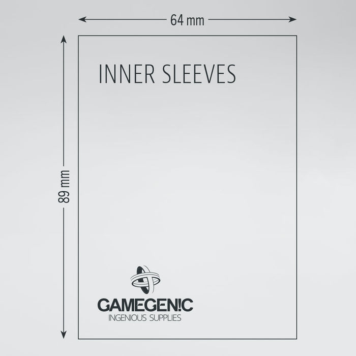 GameGenic Card Sleeves: Inner Sleeves - Premium Accessories - Just $2.99! Shop now at Retro Gaming of Denver