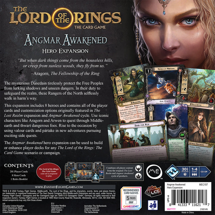 Lord of the Rings LCG: Angmar Awakened Hero Expansion - Premium Board Game - Just $44.99! Shop now at Retro Gaming of Denver