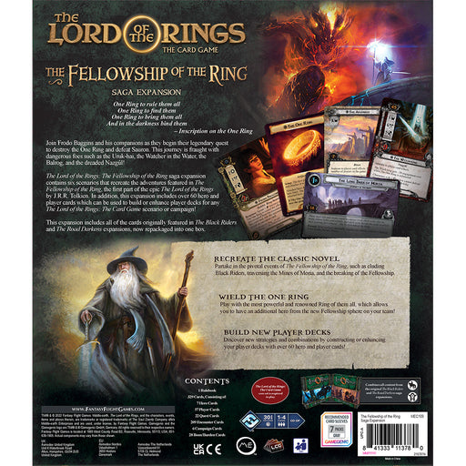 Lord of the Rings LCG: The Fellowship of the Ring Saga Expansion - for just $69.99! 
