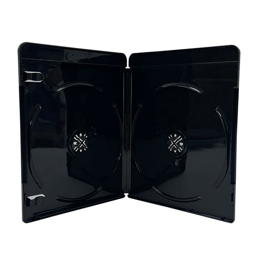 PREMIUM GLOSSY Black 4K Blu-Ray Double Cases 11MM - for just $18.95! 
