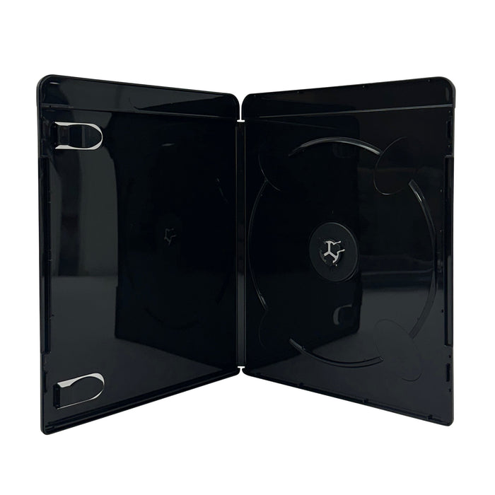 PREMIUM SLIM GLOSSY Black 4K Blu-Ray Single Cases 7MM - for just $17.95! 