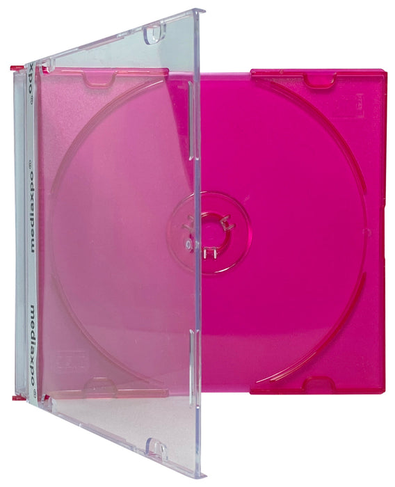 SLIM Slimline Color CD Jewel Cases 5.2mm - for just $9.95! 