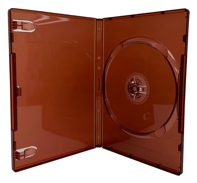 STANDARD Clear Burgundy Red Color Single DVD Cases [Discontinued] - for just $15.95! 
