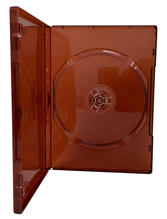 STANDARD Clear Burgundy Red Color Single DVD Cases [Discontinued] - for just $15.95! 