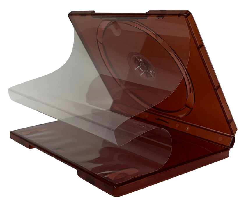 STANDARD Clear Burgundy Red Color Single DVD Cases [Discontinued] - for just $15.95! 