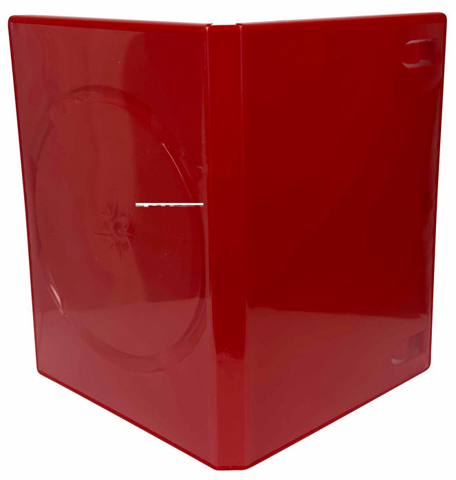 STANDARD Solid Glossy Red Color Single DVD Cases - for just $17.95! 