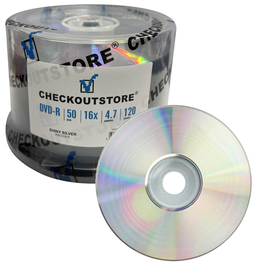 Grade A 16X DVD-R 4.7GB Shiny Silver [Discontinued] - for just $16.95! 