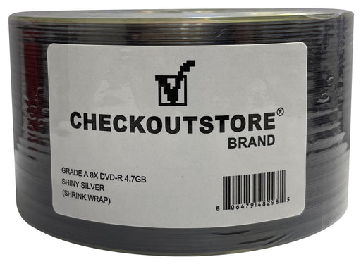 Grade A 8X DVD-R 4.7GB Shiny Silver (Shrink Wrap) - for just $20.95! 