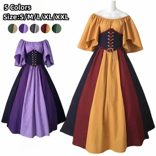 Medieval Renaissance Dress – Corset Gown, Plus Size Cosplay - for just $89.95! 
