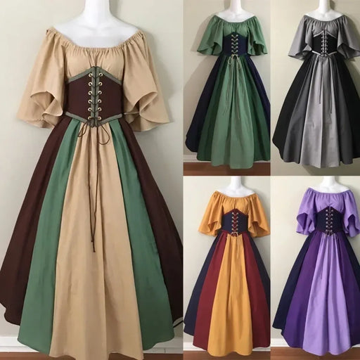 Medieval Renaissance Dress – Corset Gown, Plus Size Cosplay - for just $89.95! 