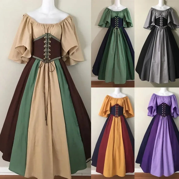 Medieval Renaissance Dress – Corset Gown, Plus Size Cosplay - for just $89.95! 