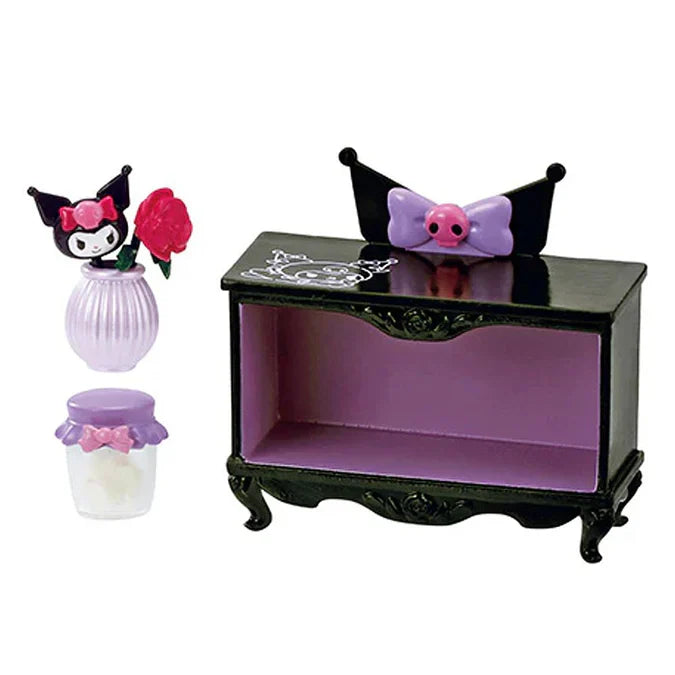 Re-Ment: Sanrio Kuromi's Gothic Room Blind Box - for just $15.99! 