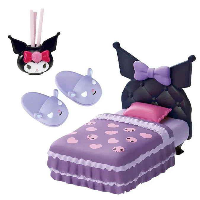 Re-Ment: Sanrio Kuromi's Gothic Room Blind Box - for just $15.99! 