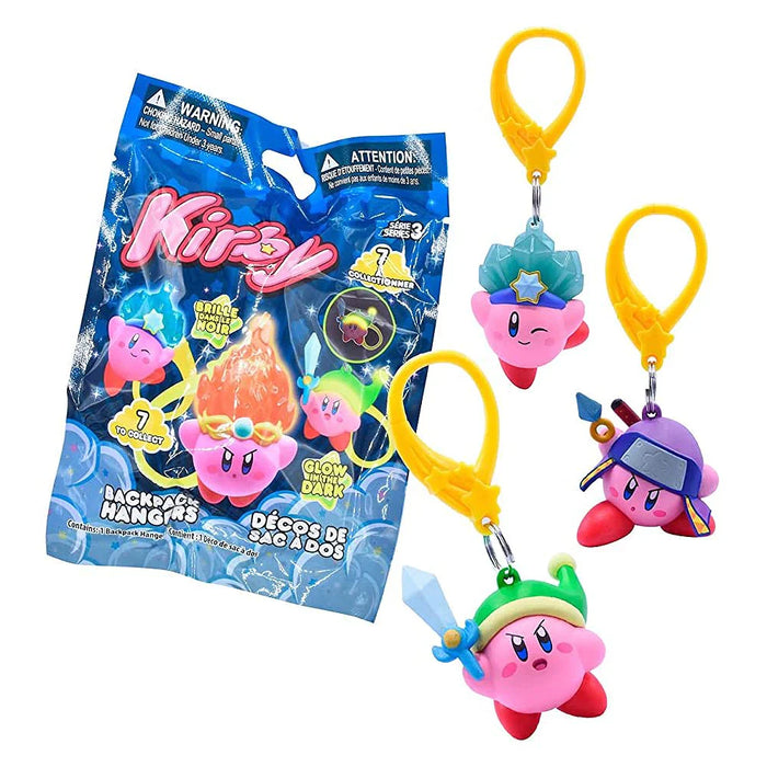 Kirby Glow In The Dark Backpack Hangers Series 3 - Just $9.95! Shop now at Retro Gaming of Denver